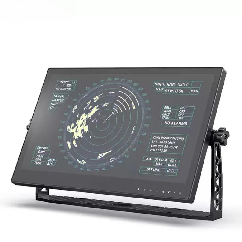 21.5 Inch IP65 Waterproof Marine Touch Monitor For Vessel Nautical Chart Display Ship Navigation Monitoring Hardware Accessory