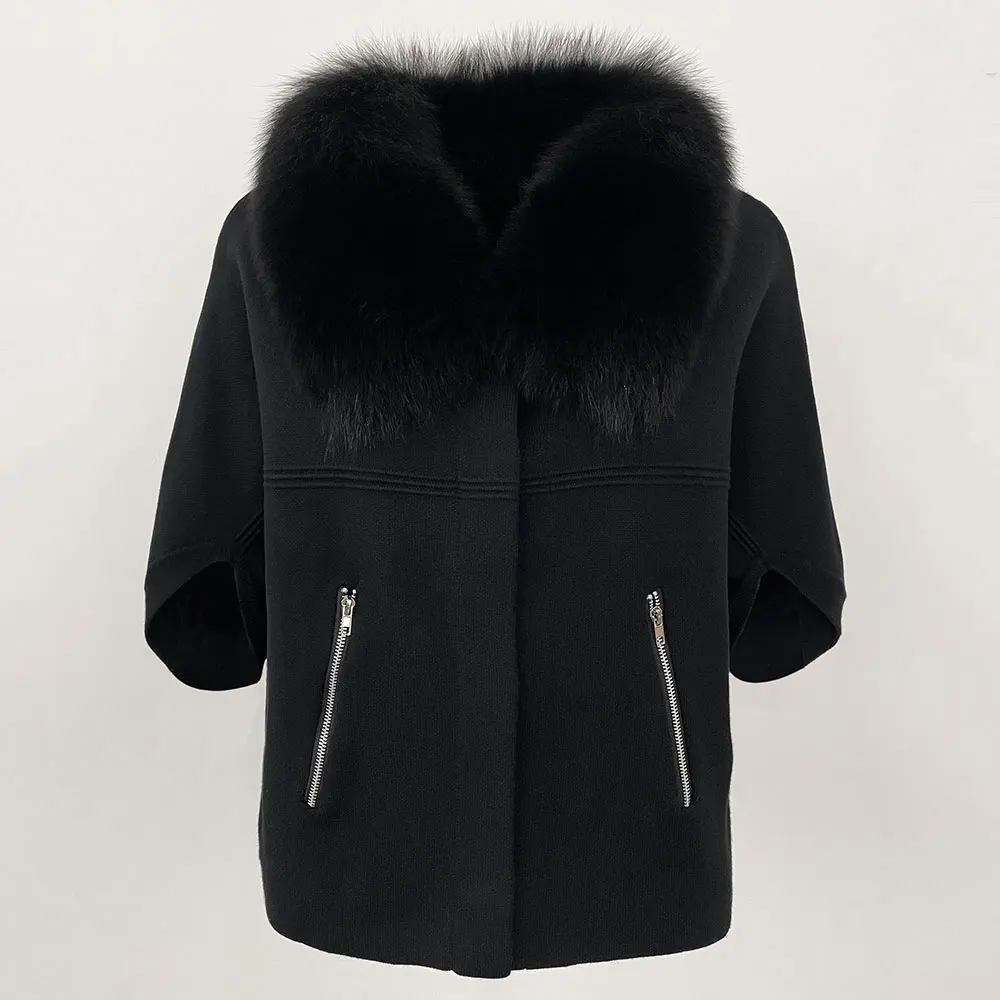 

OFTBUY Одежда для женщин, осенний европейский модный вязаный свитер, пальто из натурального меха, куртка из натурального лисьего меха, весенний кардиган, верхняя одежда