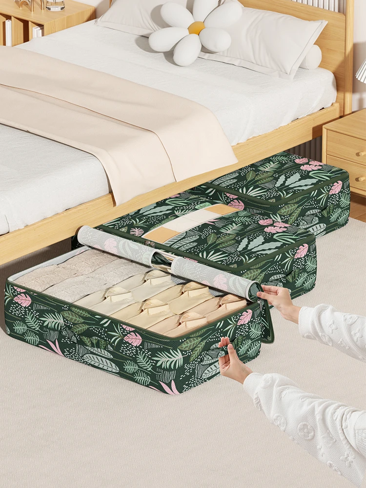 Aufbewahrungstasche für Kleidung unter dem Bett mit großem Fassungsvermögen. Quilt-Aufbewahrungstasche. Faltbarer Staubbeutel. Schrank-Organizer-Tasche. Staubbeutel für Kleidung