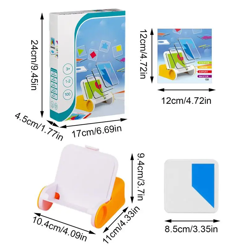 Geometria jigsaw jogos geometria jogo de tabuleiro padrão blocos forma colorida padrão quebra-cabeça brinquedos para escolas viajando creche