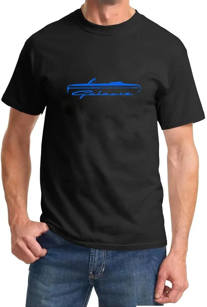 1964 Ford Galaxie Convertible Classic Color Outline Design Tshirt