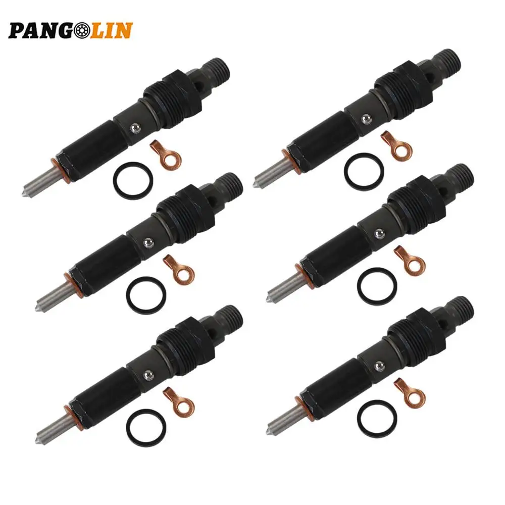 6PCS 3283562 Fuel Injectors KDAL59P6 Nozzle Holders for Cummins 5.9L Nozzle Holder P7100 Replace Parts with 3 Months Warraty