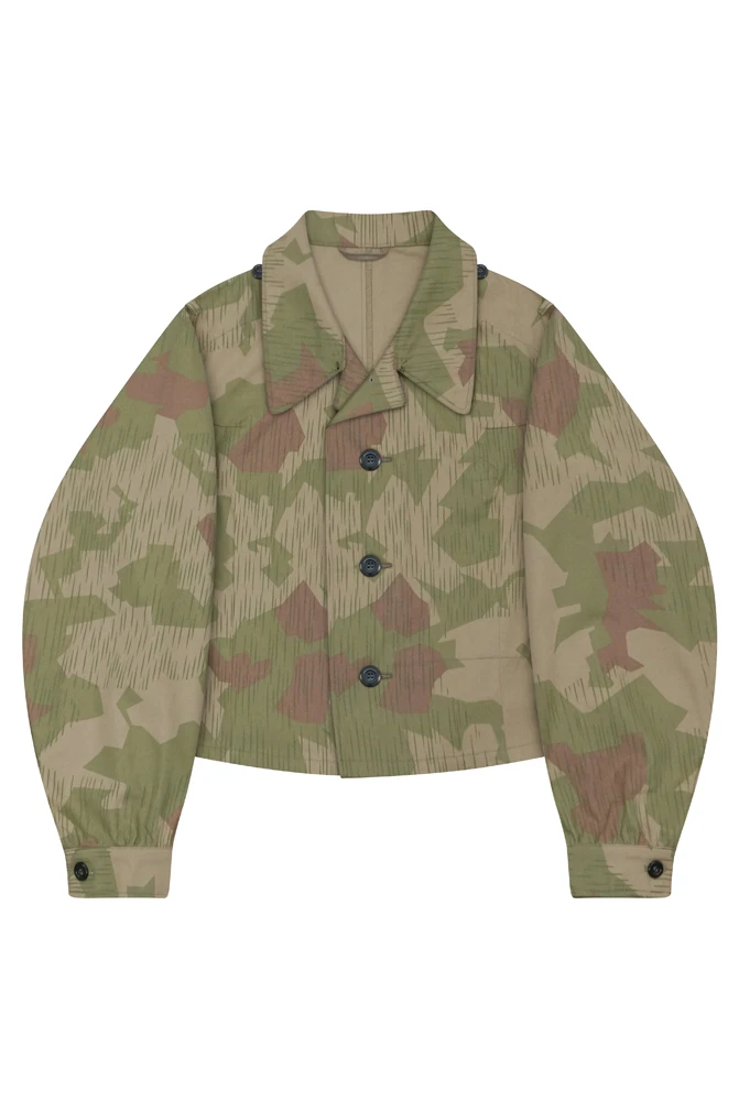 GUCO-016 WWII Gearman Luftwaffe Reversed Splinter B DAK/Tropical Camo modified shortened smock II