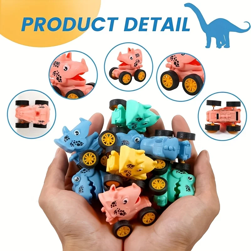 5/10/15/20 Stück Mini Zurückziehen Dinosaurier Autos Spielzeug Kinder Geburtstag Partybevorzugung Valentinstag Goodie Bag Stuffers Schule Klassenzimmer Preis – Detail 5