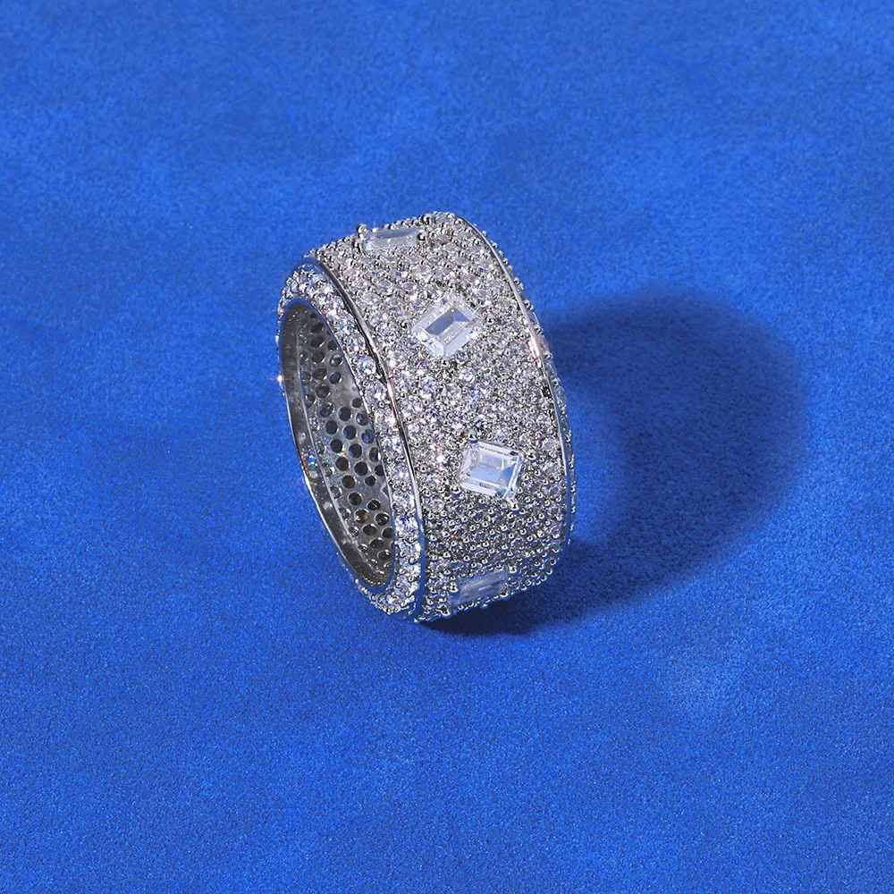 Distinctive charm to casual styling, artificial diamonds enrich texture on the unisex 6mm Cross Bracelet made of PT950 Platinum