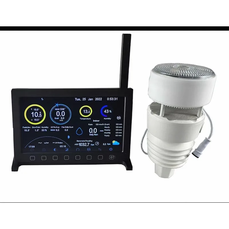 Ecowitt Wittboy Pro Weather Station, Includes TFT Display Console and WS90 Outdoor Solar Powered Weather Sensor 433mhz