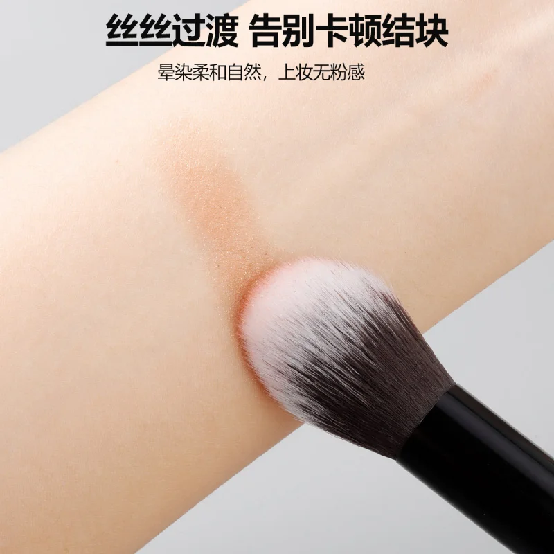 Companheiro de maquiagem pó macio para arranhões forte três contorno de alto brilho pincel de sombra de olhos ferramentas de beleza