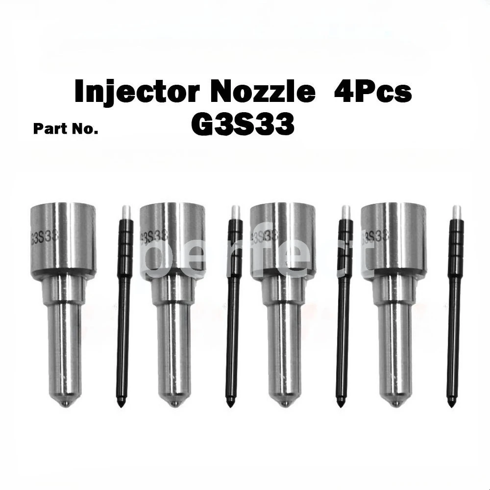 For Toyota Hilux Hiace 2KD-FTV 23670-0L110 23670-09380 4x Injector Nozzle G3S33