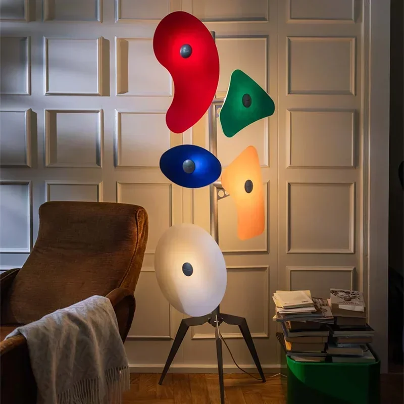 

For Scandinavian Floor Lamp Creative led color light Acrylic Orbital Lamp Designer kawaii lamp Living Room bedroom corner sofa l