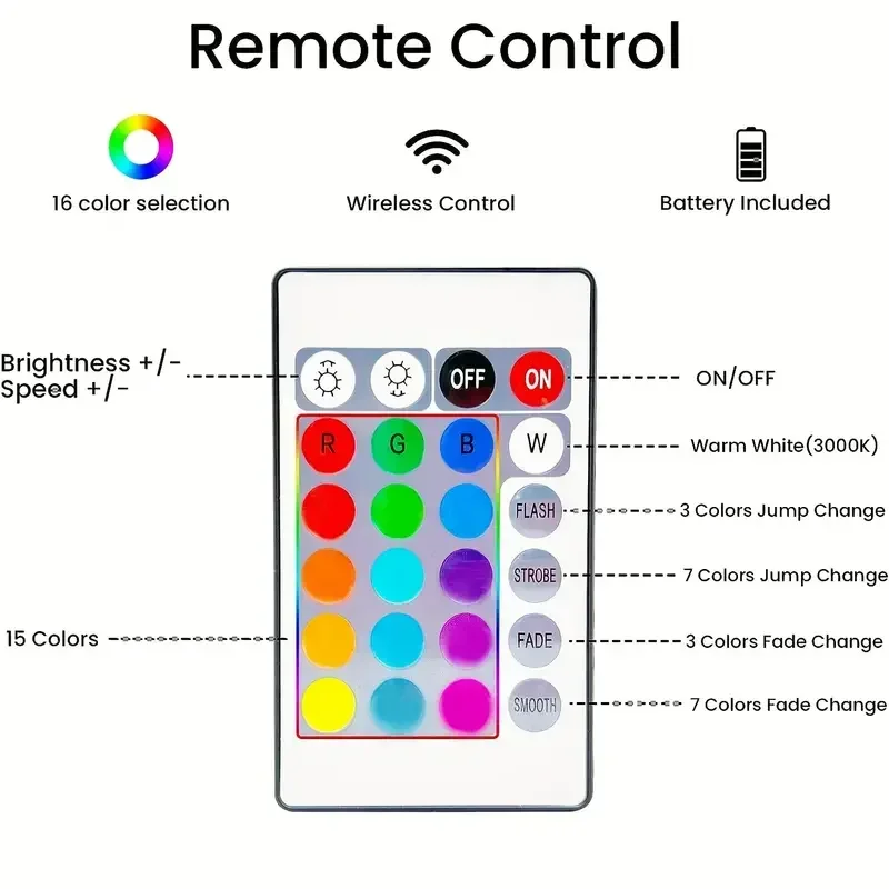 2PCS LED Pickup Light RGB Smart APP Control Symphony Lamp Bar Music Rhythm TV Ambient Light Gaming Room Table Night Light