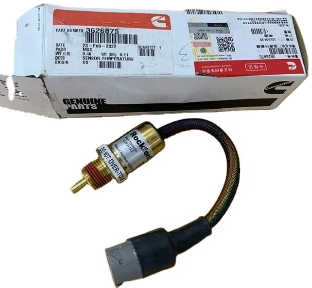 

K19 QSK19 QSK19G K38 KTA38 K50 KTA50 QSK50 original temperature sensor 3626875 362687500 02034122 190-200F B492334 for Cummins