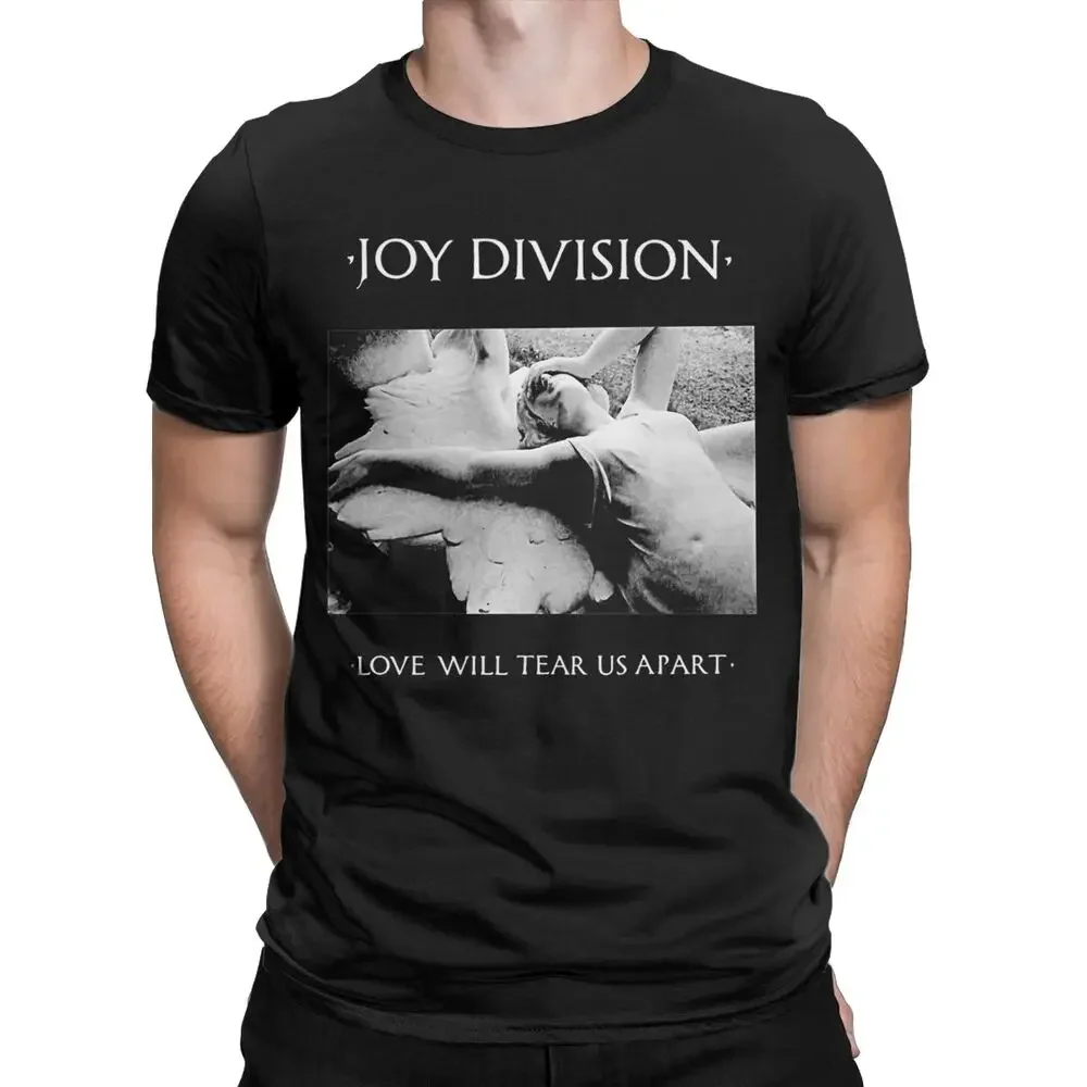 LE Joy Division Us Apart T Shirts Men Pure  Vintage T-Shirts Crewneck Tees Short Sleeve Clothing SUMMER PARTY TOPS