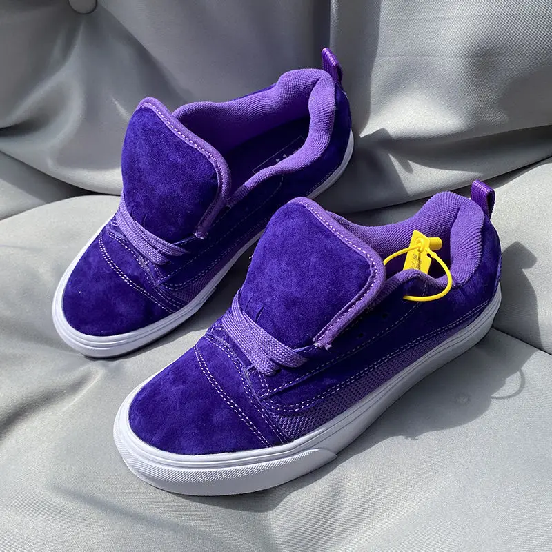 

Tenis Hombre High looks popular violet low cut shoes for men and women casual canvas shoes hip-hop rock men's shoes