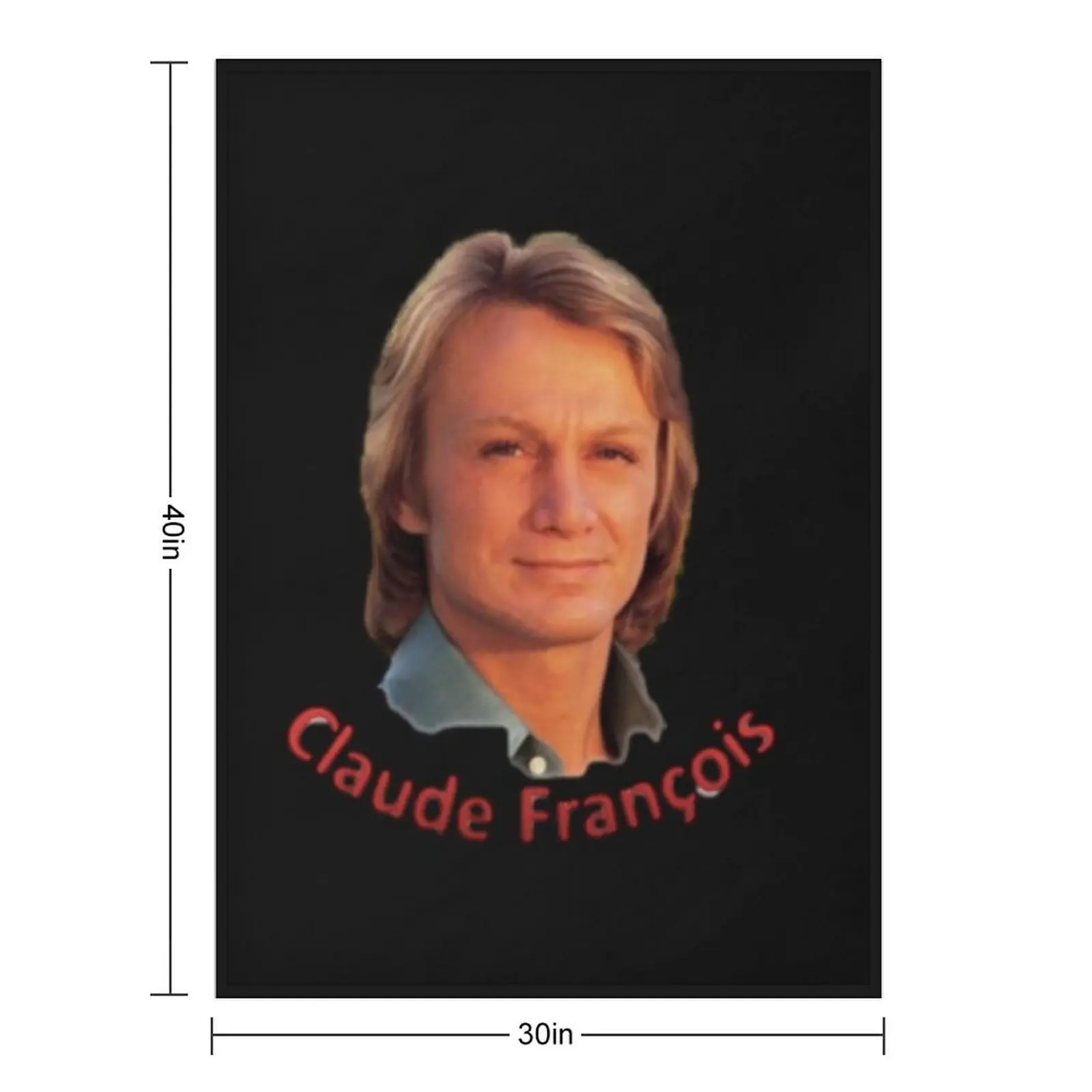 Claude Francois Throw Blanket Summer Beddings heavy to sleep Sofa Quilt Furry Blankets