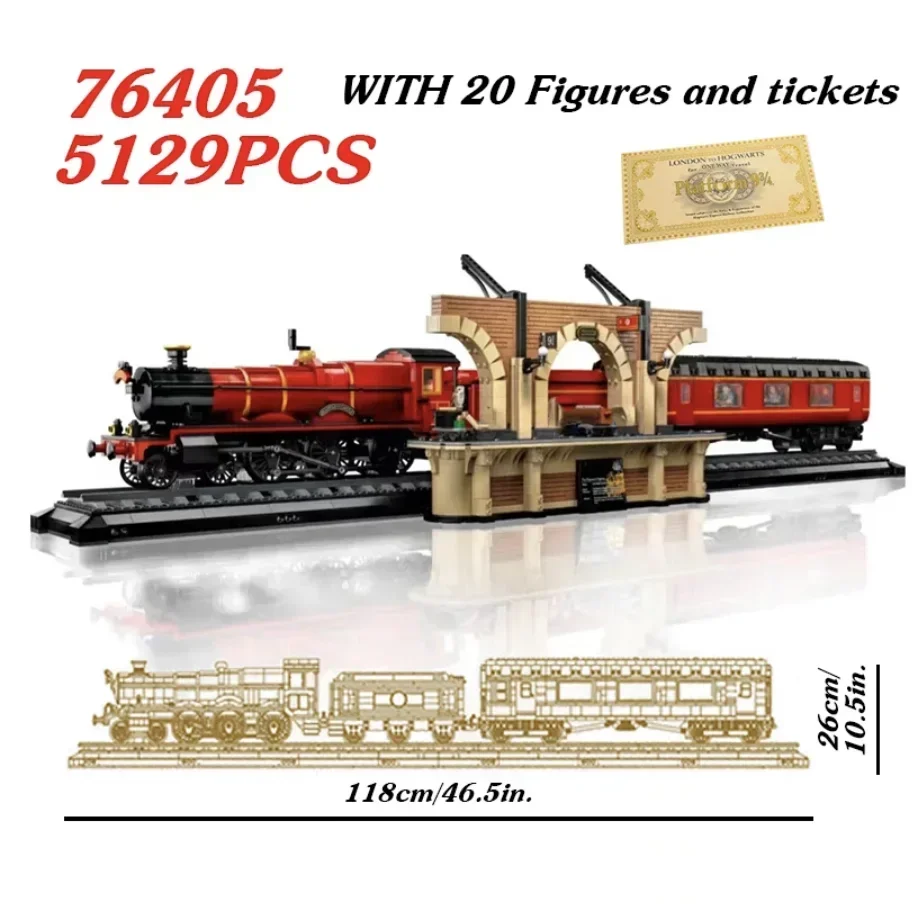 5129 Collector's Edition Home Decor Desktop Ornament 118CM Express Train Toy Gif image 3