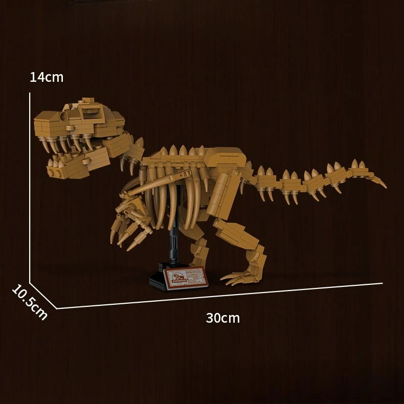 Dinosaurier Skelett Modell Baustein Spielzeug Sets Tyrannosaurus Rex Jurass Dinosaurier Fossil Park Ziegel Spielzeug für Kinder Jungen Geschenke