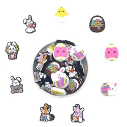 10/20PCS Easter Series Silicone Focal Beads DIY Necklaces Jewelry Plastic Pen Beads Key Chain Car Decoration Chains Bag Chains