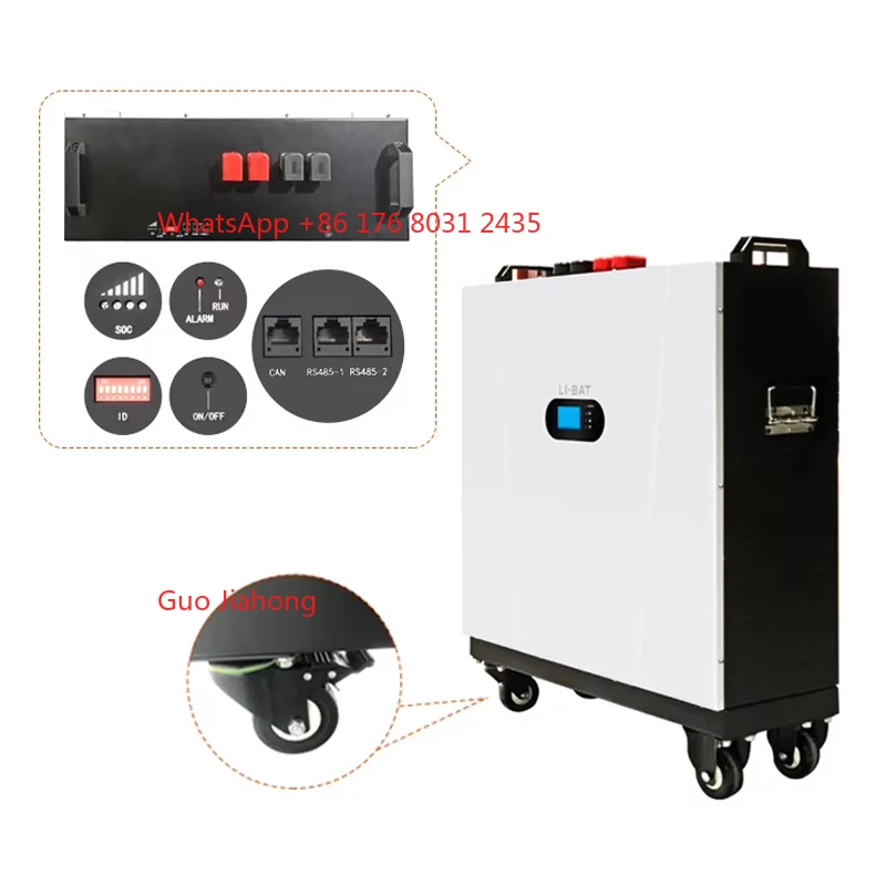 

CE 5000+ Cycles Wheeled Home Energy Storage 48V Lifepo4 Battery