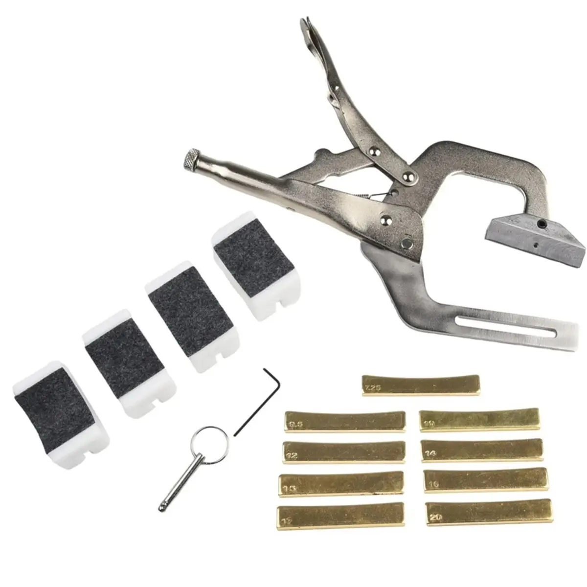 [MEGA SALE]Fingerboard Handheld Fret Press Insert Tool Guitar Fret Press Caul Tool Guitars Repair Fretting Tools