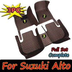 Car Floor Mat For Suzuki Alto HA36S 2015~2021 Anti-dirt Pad Carpet Leather Mat Rugs Tapete Automotivo Para Carro Car Accessories