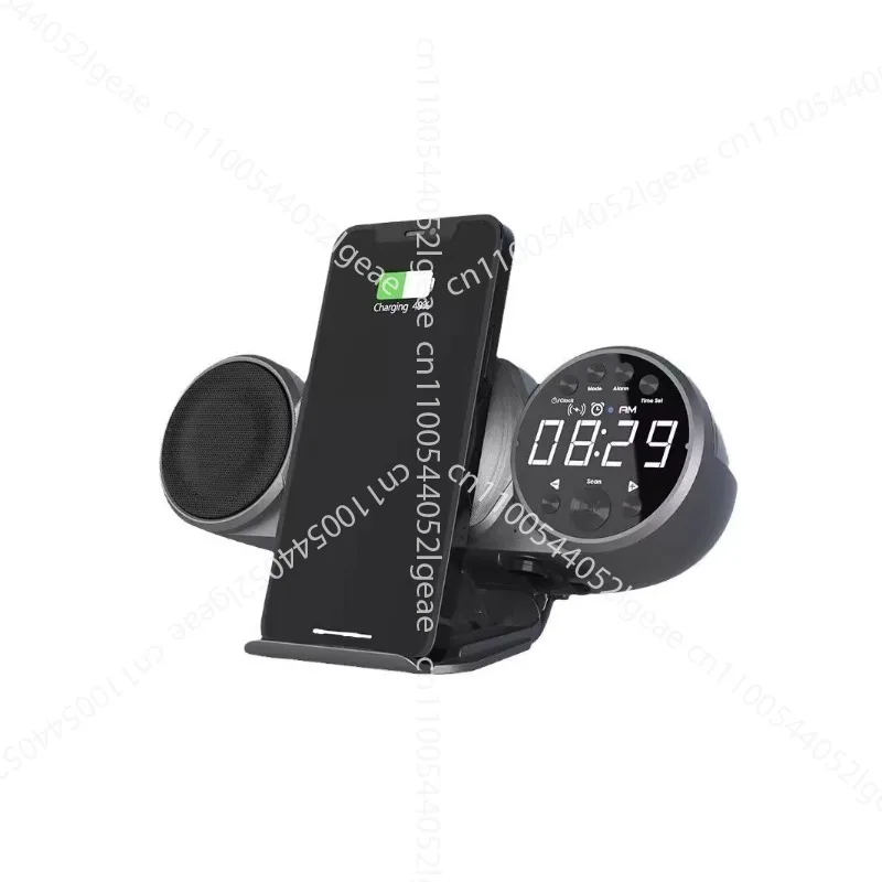 

Wireless Charging Bluetooth Speaker Bedside Wireless Charging Mobile Phone Holder Radio Can Answer Calls