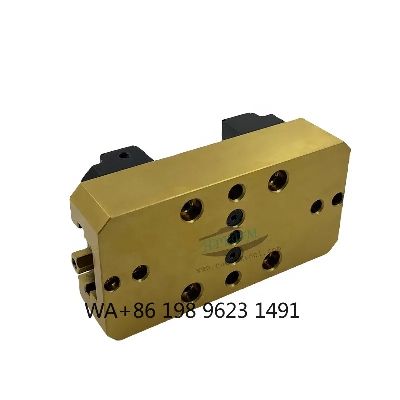 

HE-R06934.135 77mm Width 5th Axis Steel Self Centering Vise High Precision Workholding Fixture for CNC Machining