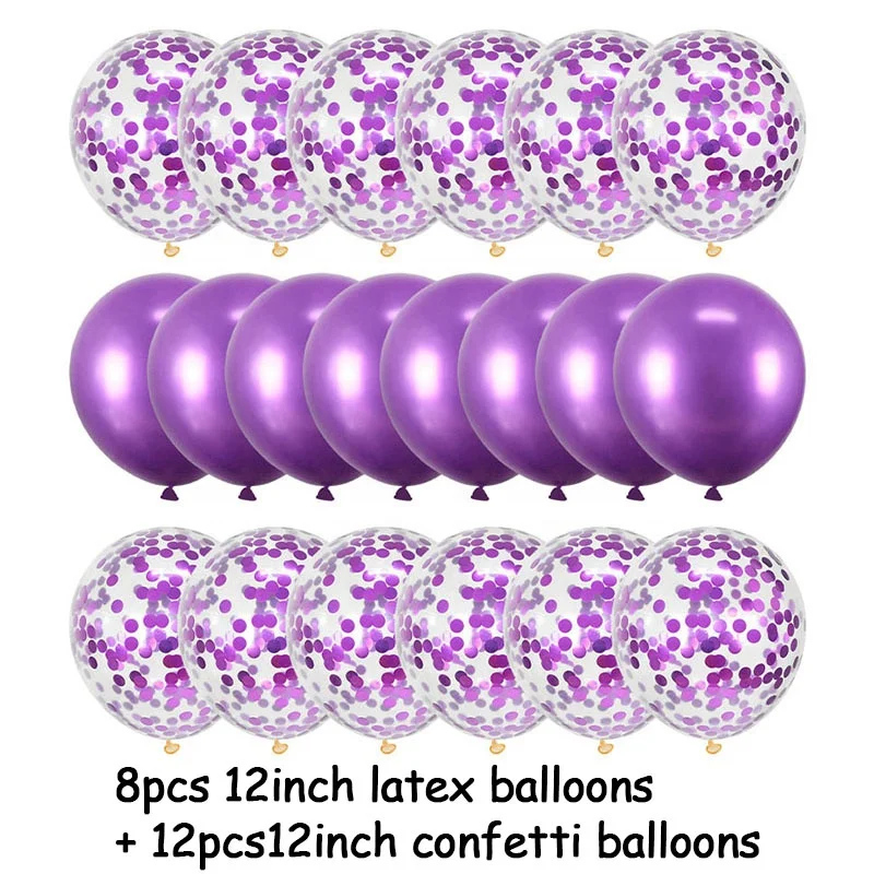 

Halloween Christmas Party Wedding Decorations 12 Inch Gold Silver Confetti Balloons Glitter Sequin Globos Balloon Birthday Party