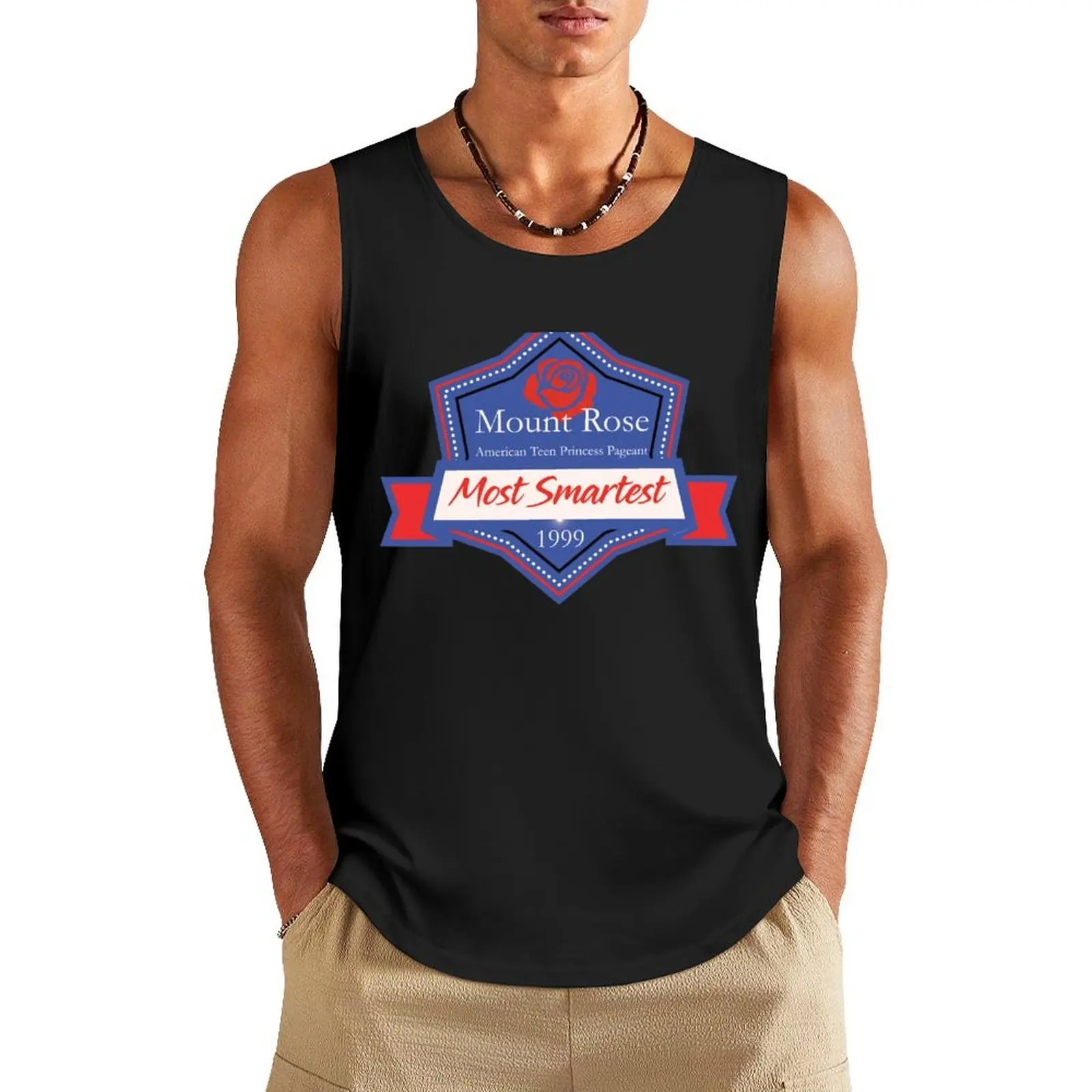 

Mount Rose Most Smartest Tank Top sports vest Men gym sportswear anime gym