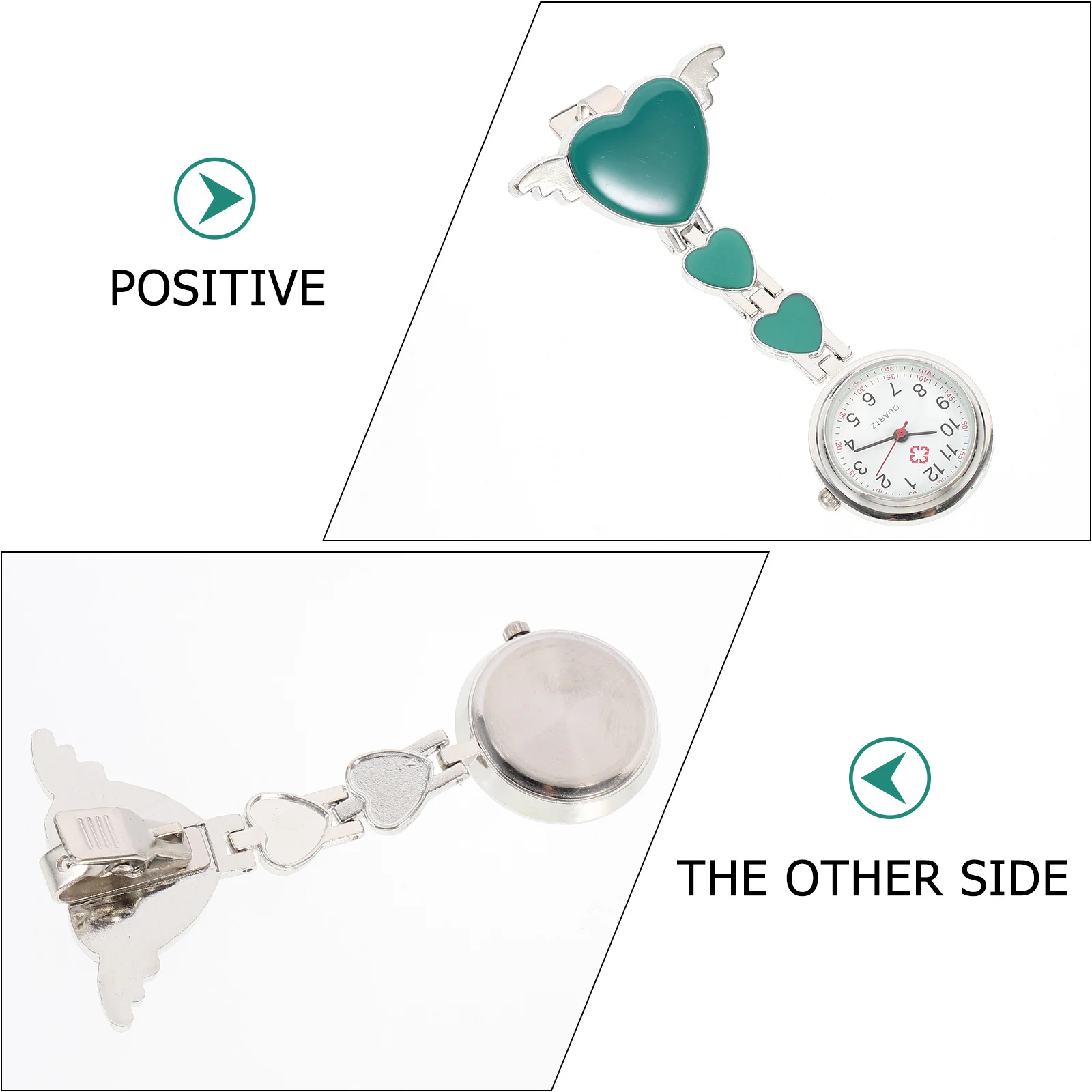 

Quartz Pocket Watch Large Dial Nurse Fob Watch Lightweight Chest Timepiece For Women Doctors Students Nursing Professionals