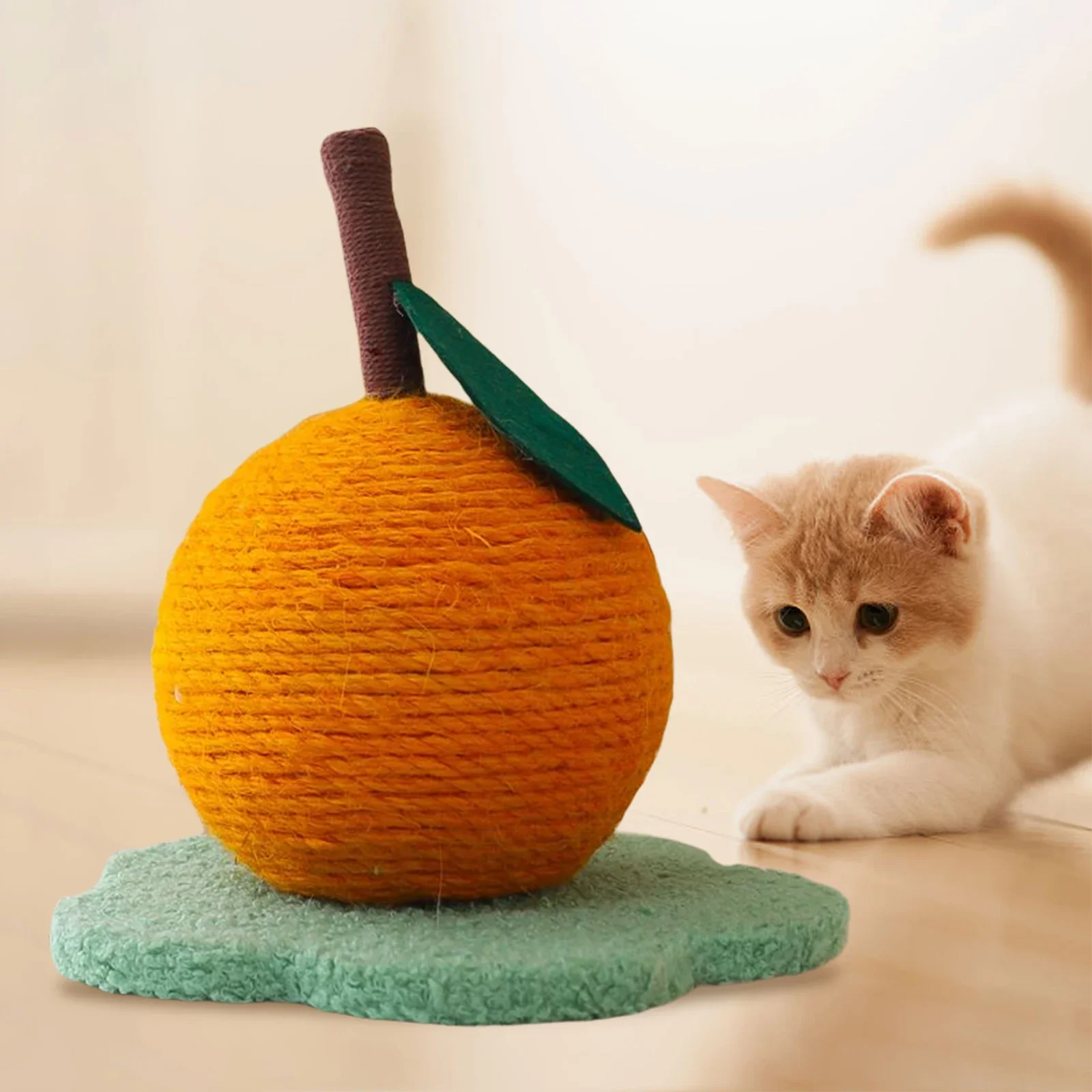 Cat Scratching Post Ball Scratcher Sisal Rope Toy Indoor Kitten Wear-resistant Biting Interactive Toy Pet Supplies Cat posts Toy