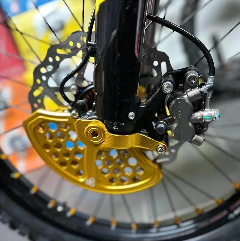 Aluminum Alloy CNC Front & Rear Disc Brake Guard Protector for Sur Ron Ultra Bee, Off-road Motorcycle Modified Parts, Multiple C