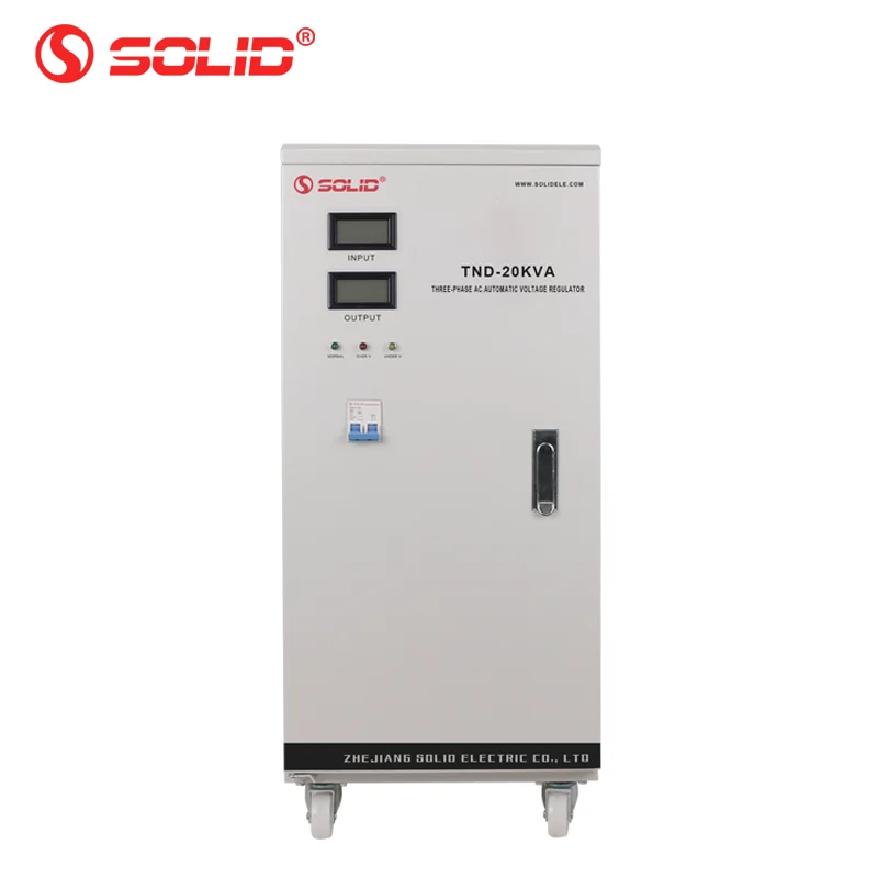 SVC 20KVA 110V 220V Single Phase AC Automatic Voltage Regulator AVR 20KVA 30KVA 20KW Voltage Stabilizer