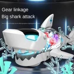 New Electric Shark Simulation Light Music Swinging Universal Mechanical Shark New Electric Toy