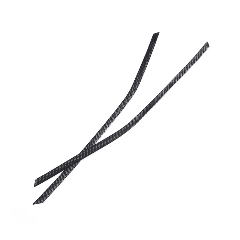 

Reliable-For Corvette C7 2014-2019 Soft Carbon Fiber Car Front Windshield A Pillar Strip Trim Sticker Component
