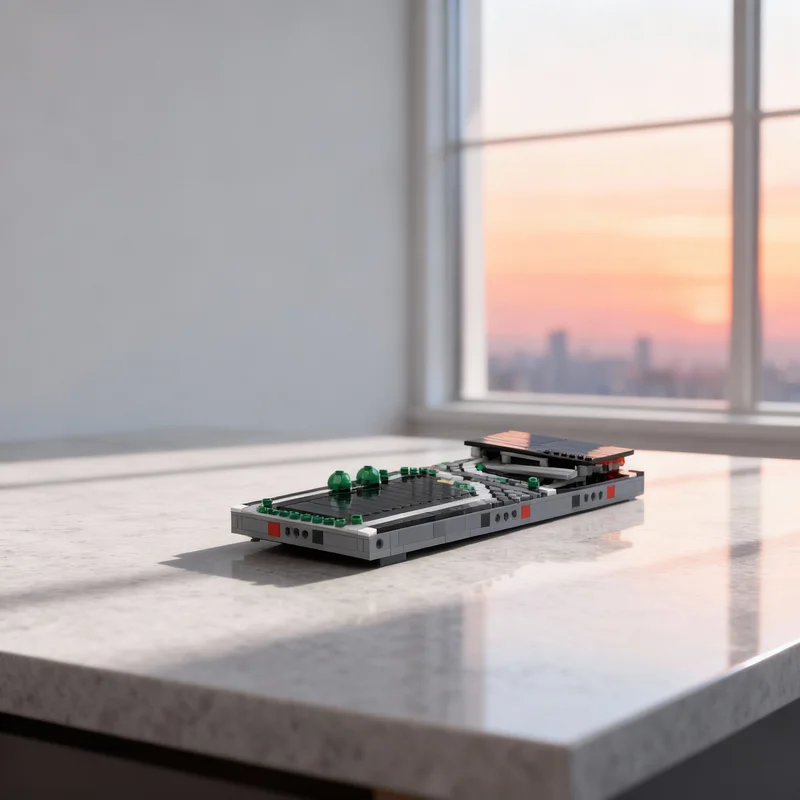 

349 деталей MOC Парковка Capitol Avenida De Las: Архитектурная модель, строительные блоки, рождественские подарки, игрушки, развивающие конструкторы для детей