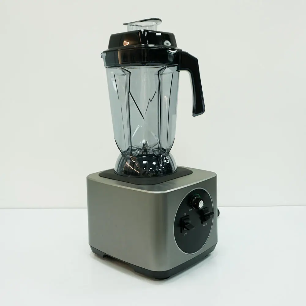 2.5L Commercial Electric 110V Gray Blender with Variable Speed Knob Control Plastic Housing for Household & Hotel Use