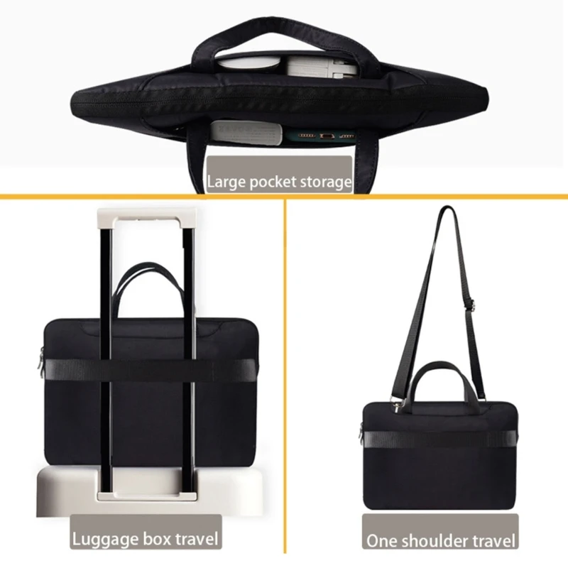 حقيبة كمبيوتر محمول مقاومة للماء وحقيبة كمبيوتر متينة وحقيبة يد