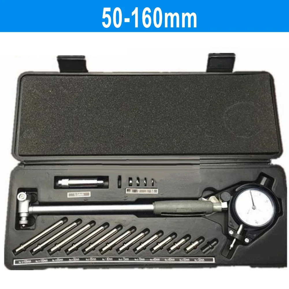 

Цифровой индикатор отверстия, точность 0,01 мм, инструмент для измерения диаметра отверстия, циферблатный индикатор, индикатор отверстия с 12 зондами, инструменты