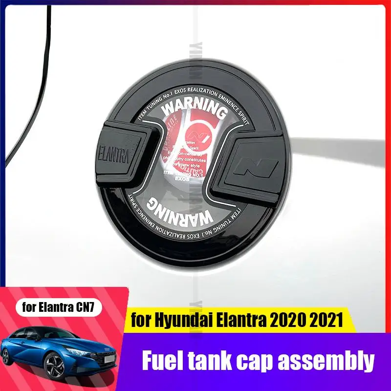 for Hyundai Elantra CN7 2021 internal and external fuel tank cap assembly Korean version modified ABS exterior Avante