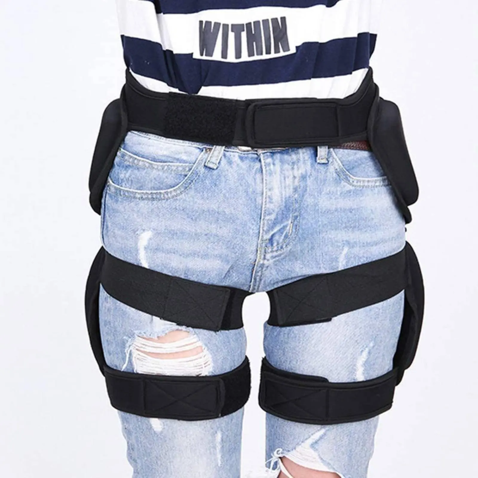 

Защитные шорты для таза и копчика, легкие, для роликовых коньков, лыж, из дышащего материала, с регулируемой посадкой