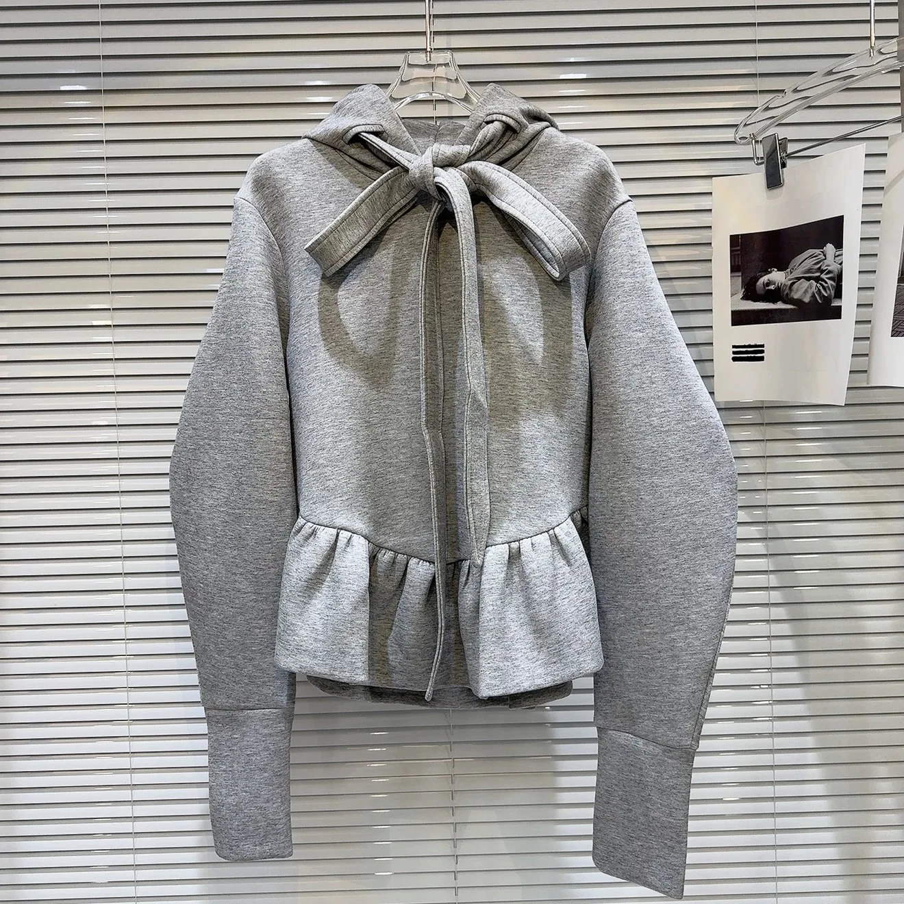 

Sweatshirt Fashionable Hoodie Drawstring Hem Hood Spring Autumn New Fashionable Comfortable Korean Loose Sweet