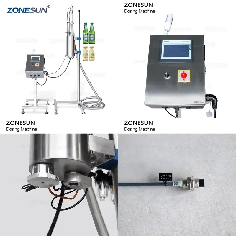 2026 CE ZS-LN01 Full Automatic Juice Beer Beverage Cooking Oil Can Bottle Liquid Nitrogen Filling Dosing Machine
