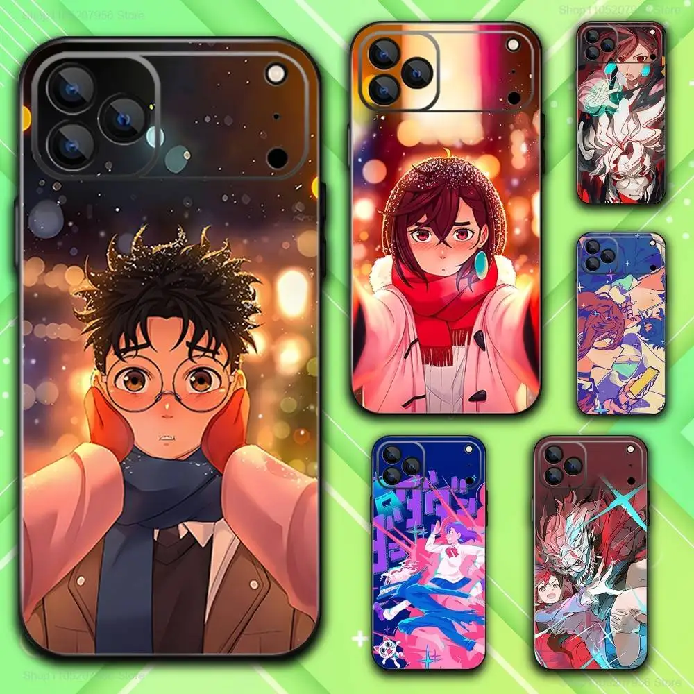 

D-Dandadans Anime Phone Case For iPhone 13,16,11,14,17,12,15,Plus,E,Air,Pro,Max,Mini Protective Black Cover