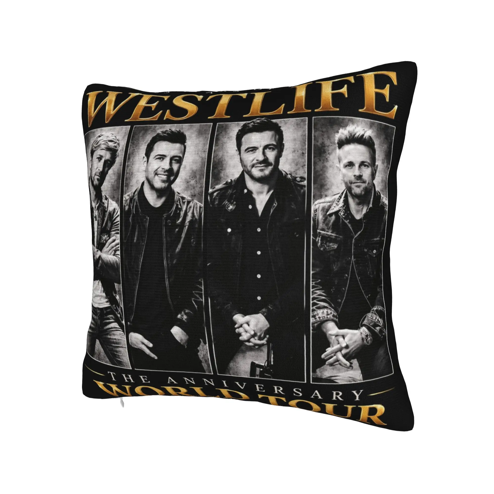 Westlife 25th Anniversary Tour 2026 Pillowcase Merch Printed Cushion Cover Decor  Throw Pillow Case Cover Home Multi Size
