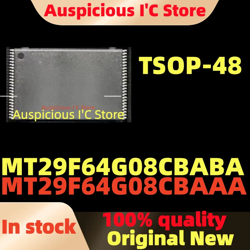 (5pcs)100%New MT29F64G08CBABA 29F64G08CBABA MT29F64G08CBABAWP: B 29F64G08CBAAA MT29F64G08CBAAA MT29F64G08CBAA TSOP-48