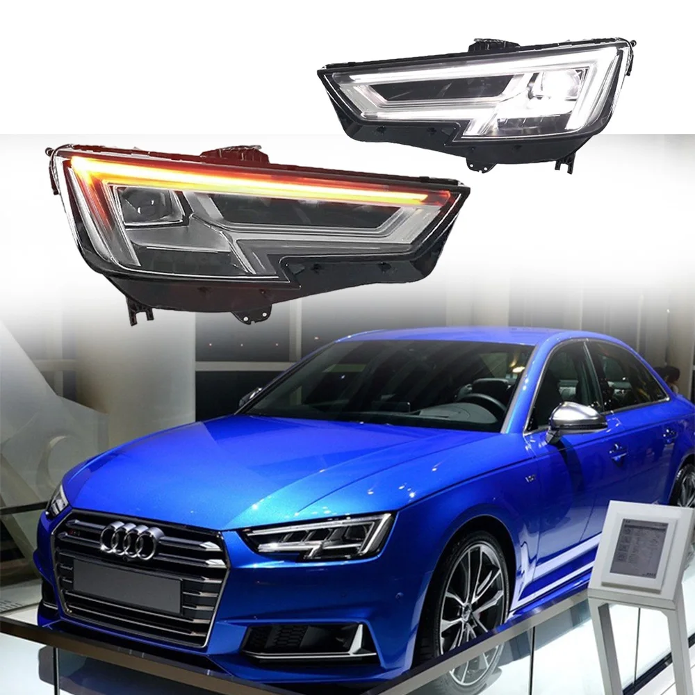 Headlight Assembly For 2017-2018-2019 Audi A4 LED Signal DRL Projector Headlights Daytime running light headlamp