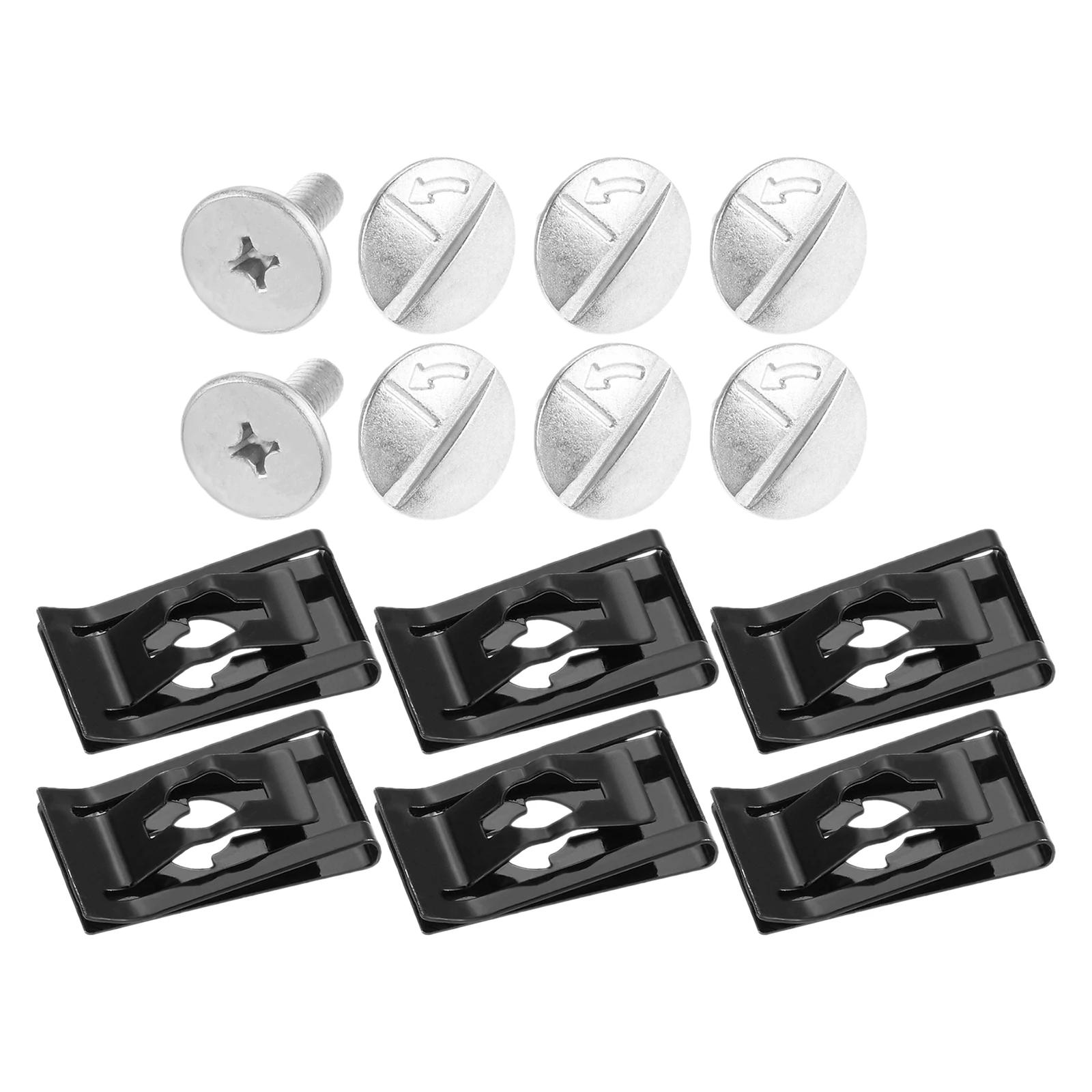 14Pcs Metal Car Radiator Engine Lower Cover Splash Shield Pin Screws Bolt Clip Fastener 90674-TY2-A01 for Honda CRV Civic Accord