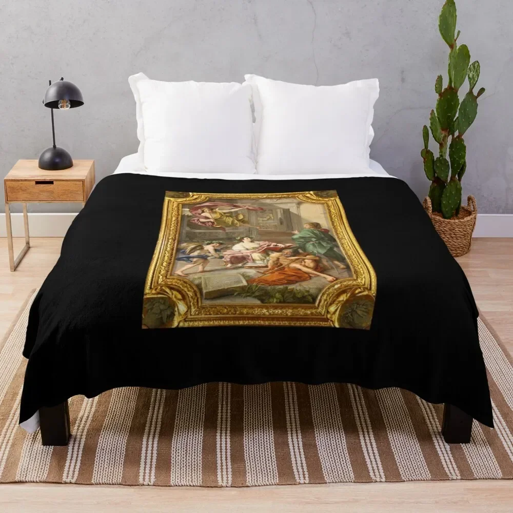 Raphael Fresco Throw Blanket blankets and throws Shaggy Blankets