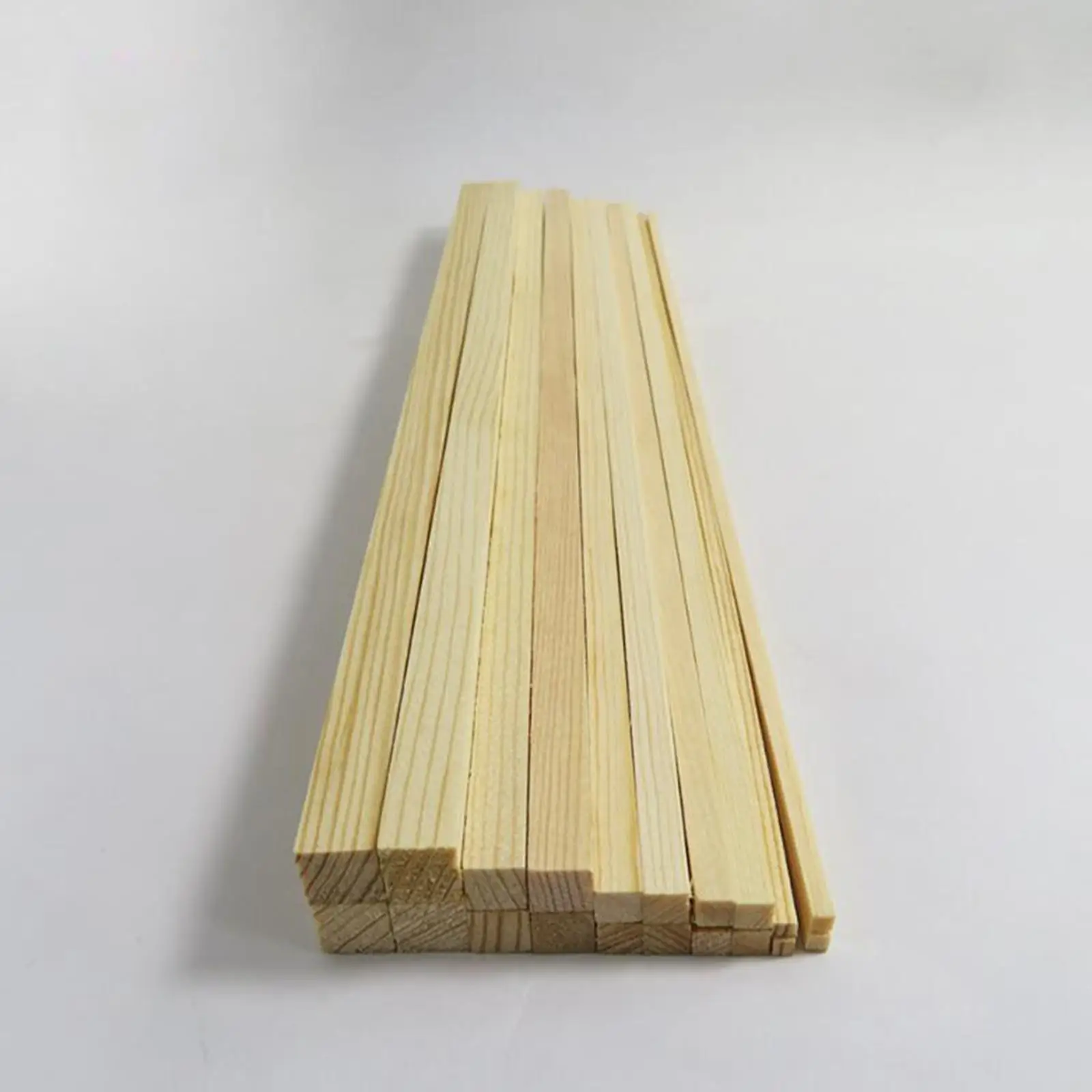 Square Wooden Dowel Sticks Unfinished Long Rods for Model Making Airplane Crafts DIY Home Decor Art