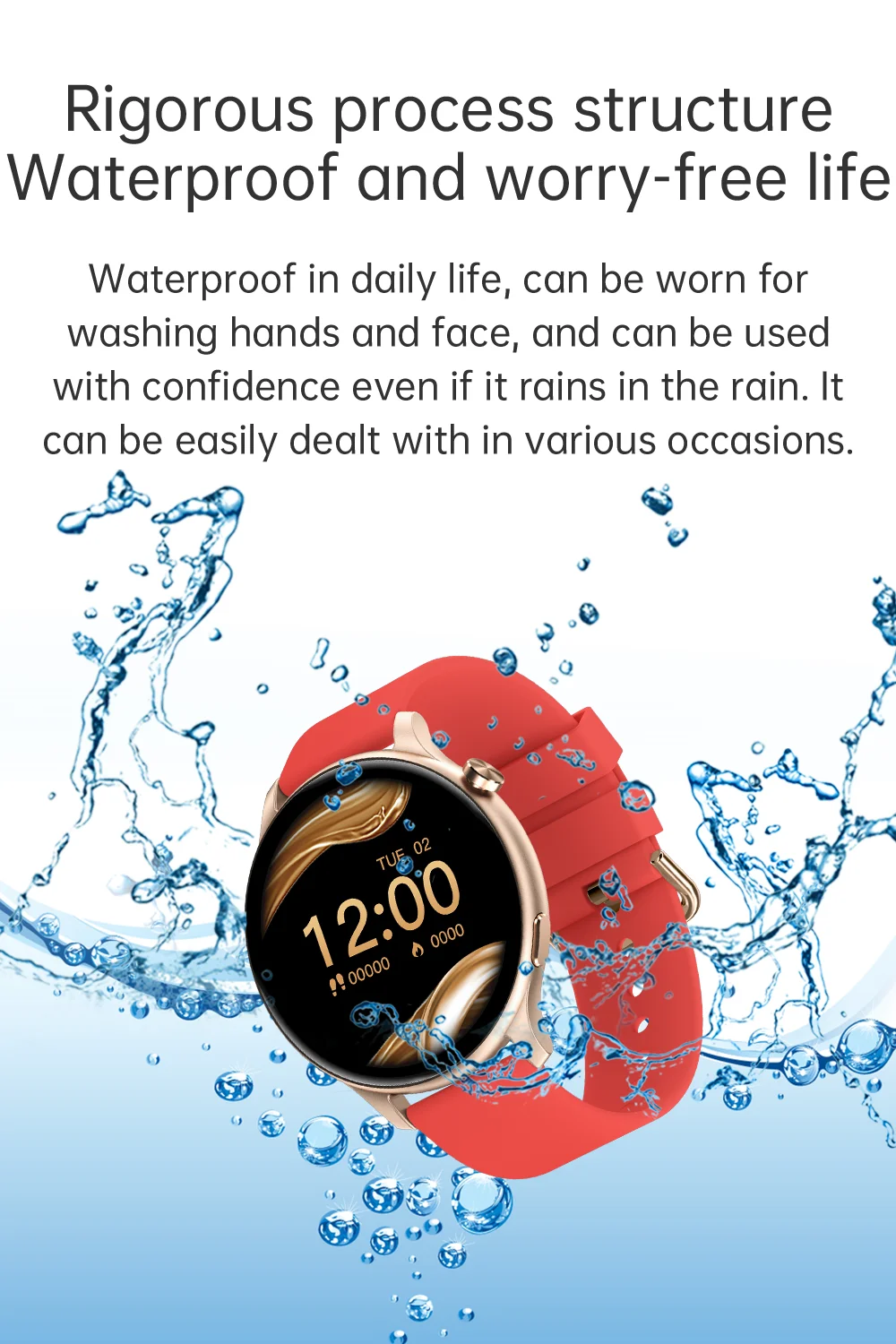 Smart Watch 2022 NEW Women Men Waterproof Smartwatch Bluetooth Calls Blood Oxygen Heart Rate Monitor Fitness Bracelet Sport